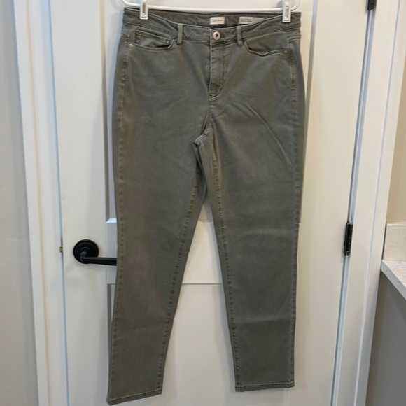 J. Jill Denim - J Jill boyfriend jeans Size 12. Color green. Fits like a 10